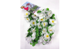 Blumengirlande Länge 130 cm weiß header
