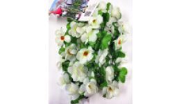 Blumengirlande Länge 130 cm Rosen creme weiß header